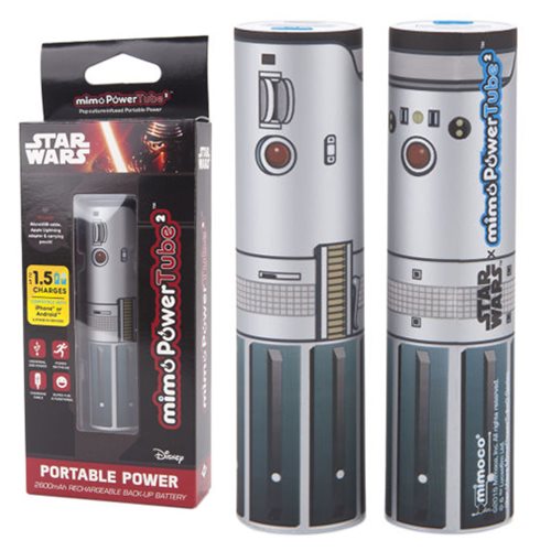 Star Wars Luke Skywalker Lightsaber Mimopowertube 2 Portable Charger